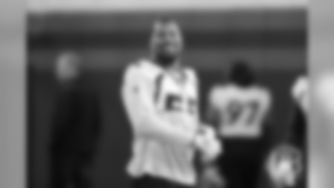 Bradley Chubb during organized team activities at UCHealth Training Center in Centennial, CO, May 20, 2019.
Photo by Gabriel Christus
