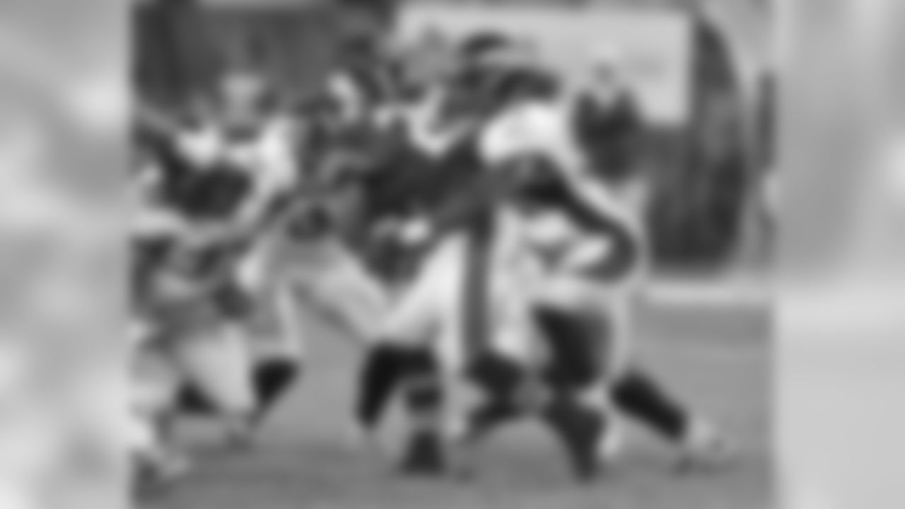 Irving in on another tackle -- he led the team with five.