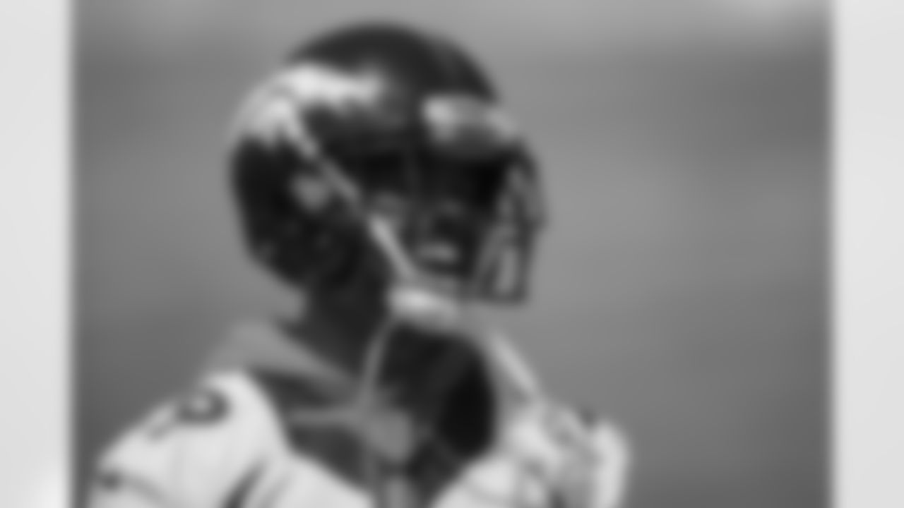 Bryce Callahan during the seventh day of OTA practices at UCHealth Training Center on June 7, 2021. (Photo by Ben Swanson)
