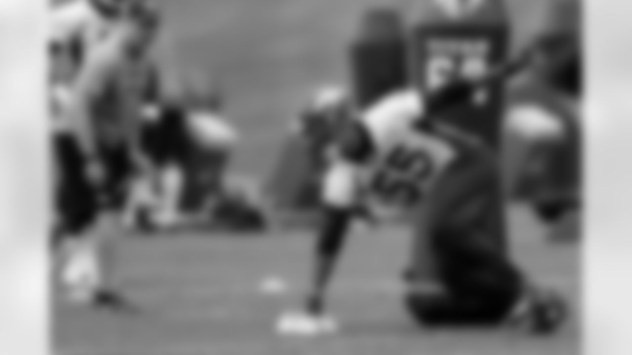 Outside linebacker Bradley Chubb participates in rookie minicamp.