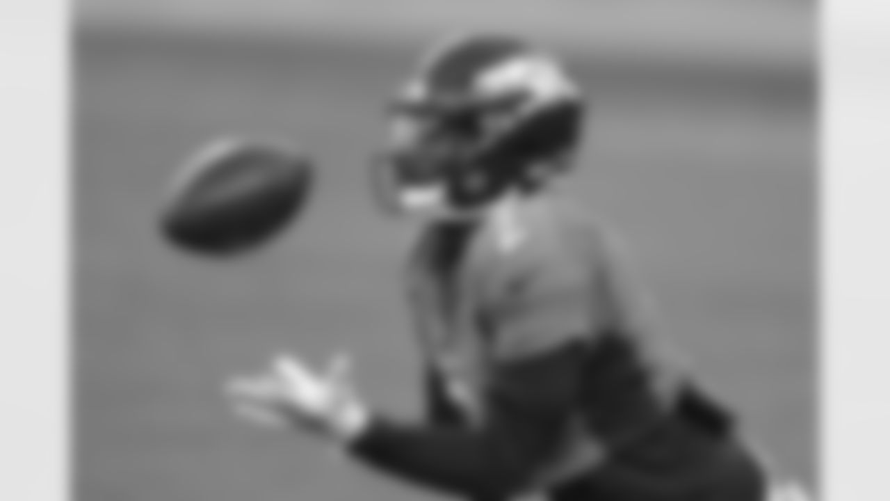 Kendall Hinton during Broncos Training Camp at Empower Field at Mile High in Denver, CO, September 04, 2020.
Photo by Gabriel Christus