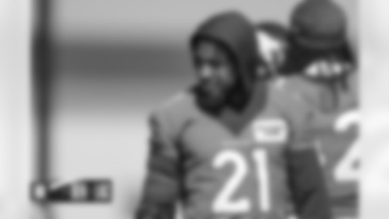 K'Waun Williams during practice on Thursday, October 13, 2022 at UCHealth Training Center in Englewood, Colorado.
Photo by Gabriel Christus / Denver Broncos