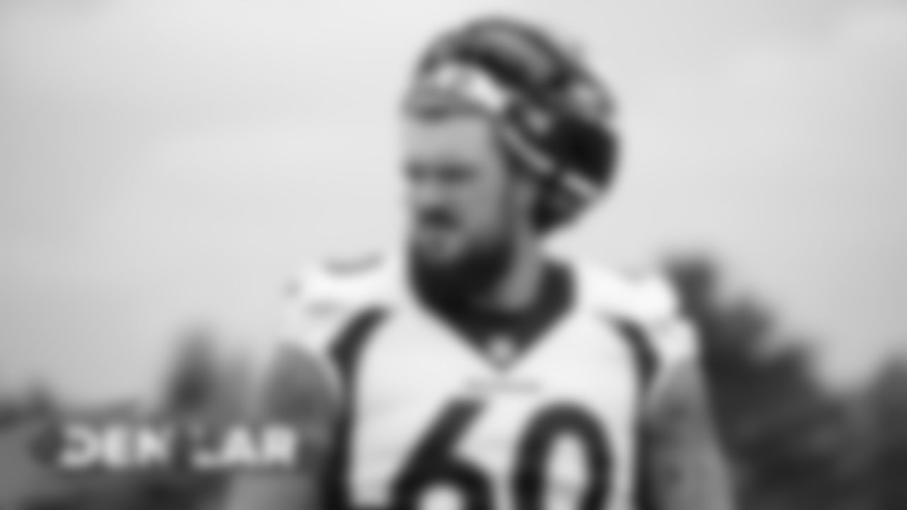 Connor McGovern during practice on August 21, 2019 at UCHealth Training Center.
