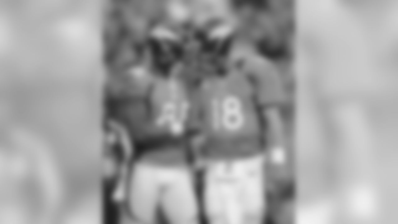 Manning and Thomas have hooked up for nine touchdowns in 2012.