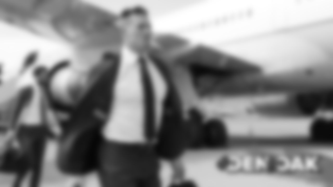 Jeff Heuerman at Denver International Airport in Denver, Colorado, September 08, 2019.
Photo by Gabriel Christus