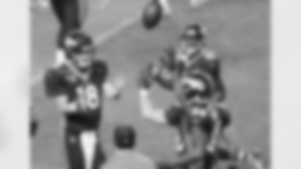 As Manning celebrated his 509th career touchdown pass, his teammates played keep away with the ball as they headed to the sideline.