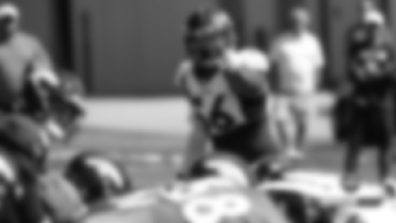 Dekoda Watson during practice on Day 16 of training camp on August 12, 2019.