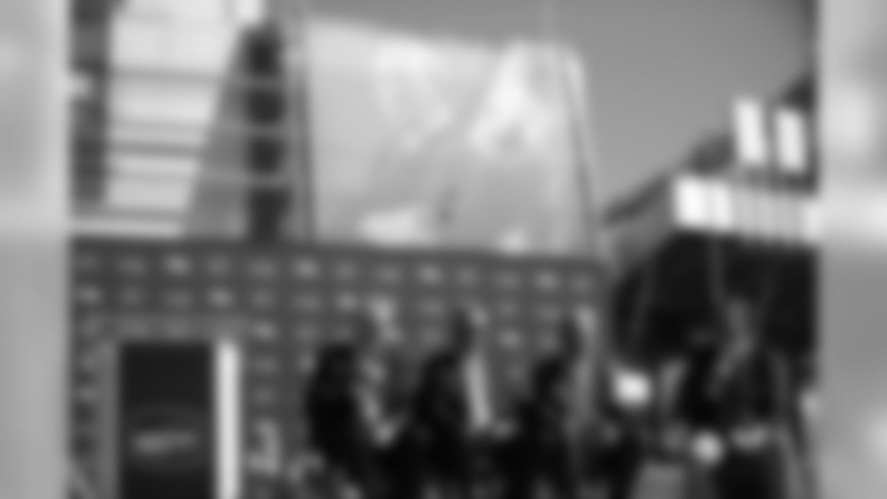 Joe Ellis, Ed Murphy, Ray Baker and Dave Logan during a press conference announcing Empower Retirement buying the naming rights at Empower Field at Mile High in Denver, CO, September 05, 2019.
Photo by Gabriel Christus
