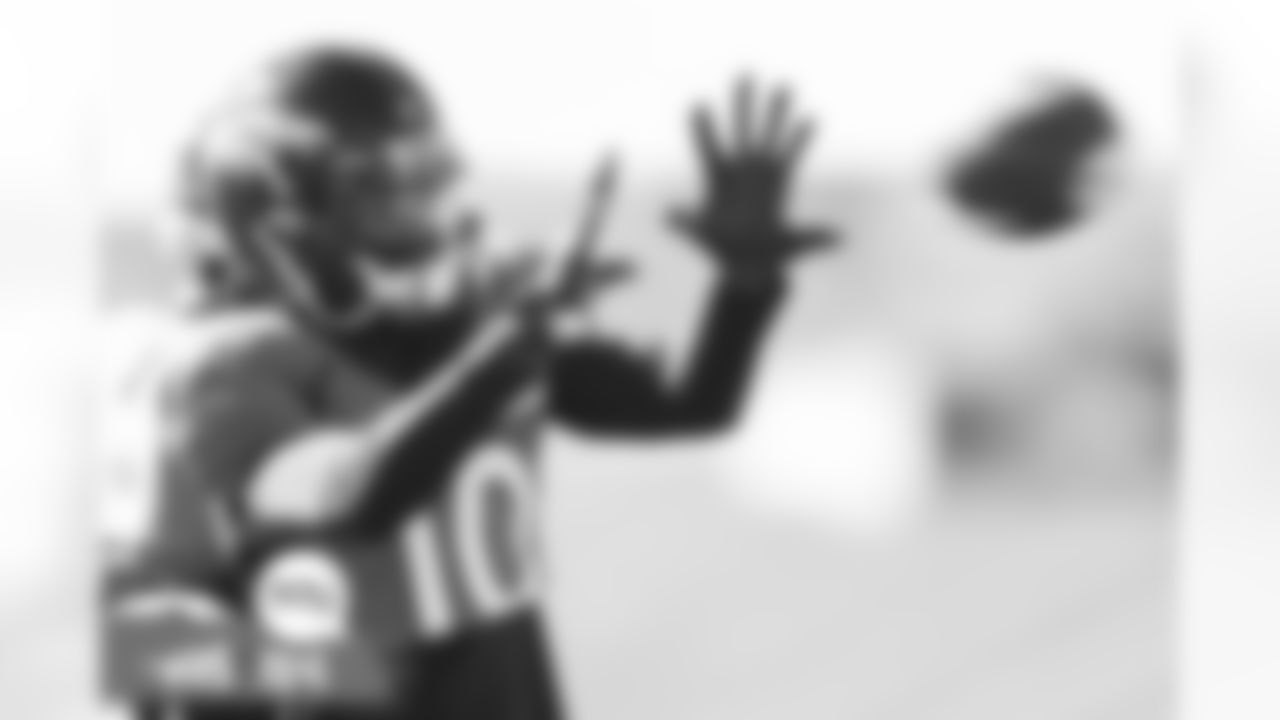 Jerry Jeudy during practice on Wednesday, October 27, 2021 at UCHealth Training Center in Denver, Colorado.
Photo by Gabriel Christus