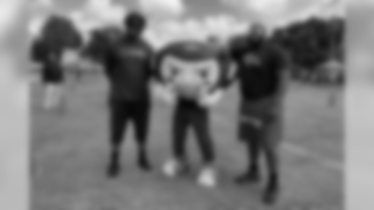 Zach Kerr visits the Tochito National Tournament on February 9, 2019, as a player ambassador for the flag football tournament.