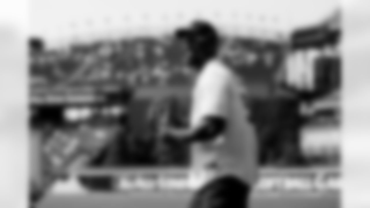 Von Miller at the 2021 MLB All-Star Celebrity Softball Game at Coors Field on July 11, 2021. (Photo by Ben Swanson)