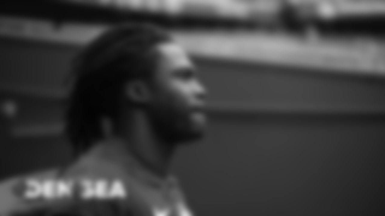 Isaac Yiadom before a preseason game against the Seattle Seahawks at CenturyLink Field in Seattle on August 8, 2019.