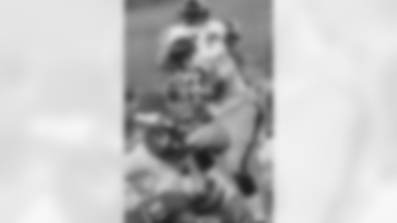 Seven-time Pro Bowler, six-time All-Pro (AP and PFW first-team and NEA second-team in 1977; AP, NEA, PFWA and PFW first-team in 1978; PFWA and PFW first-team and AP and NEA second-team in 1979; TSN first-team and NEA second-team in 1980; PFW and TSN first-team and AP and NEA second-team in 1981; AP second-team in 1983) and NFL Defensive Player of the Year, as voted by AP, UPI, Pro Football Weekly and NEA
Inducted into the Broncos Ring of Fame in 1989
Career stats (all with Denver): 145 games, 134 starts, 2,049 tackles, 19.5 sacks, 20 interceptions, four total defensive touchdowns
(Peter Read Miller via AP)