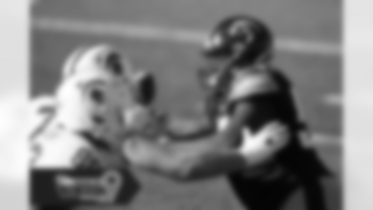 Snippet from Daniel Jeremiah: "Nixon starred as an ultra-athletic and explosive defensive tackle for the Hawkeyes. He has a quick first step and a violent club/swim move."
(AP Photo/Charlie Neibergall)