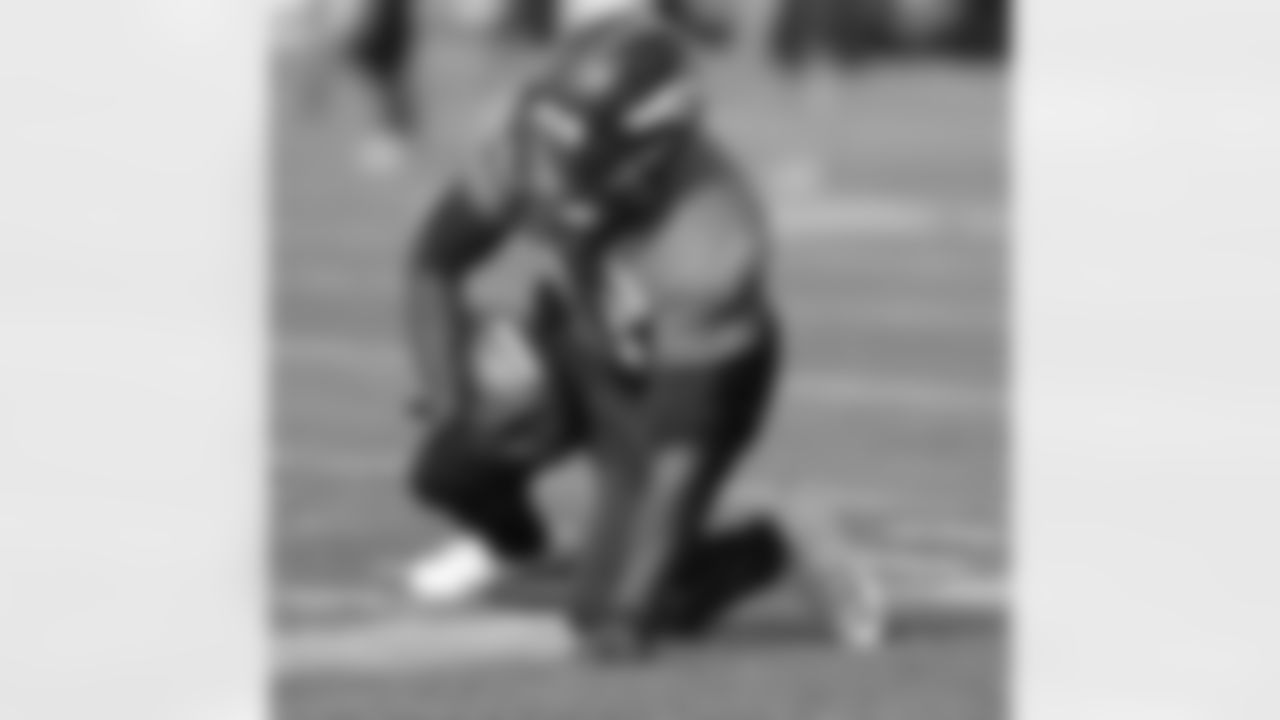 RB Ronnie Hillman pounces on a fumble along the sidelines.
