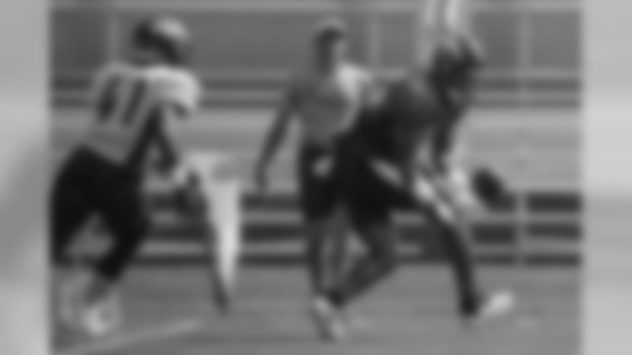 Wide receiver Courtland Sutton (14) during a practice at UCHealth Training Center on Aug. 13, 2018.