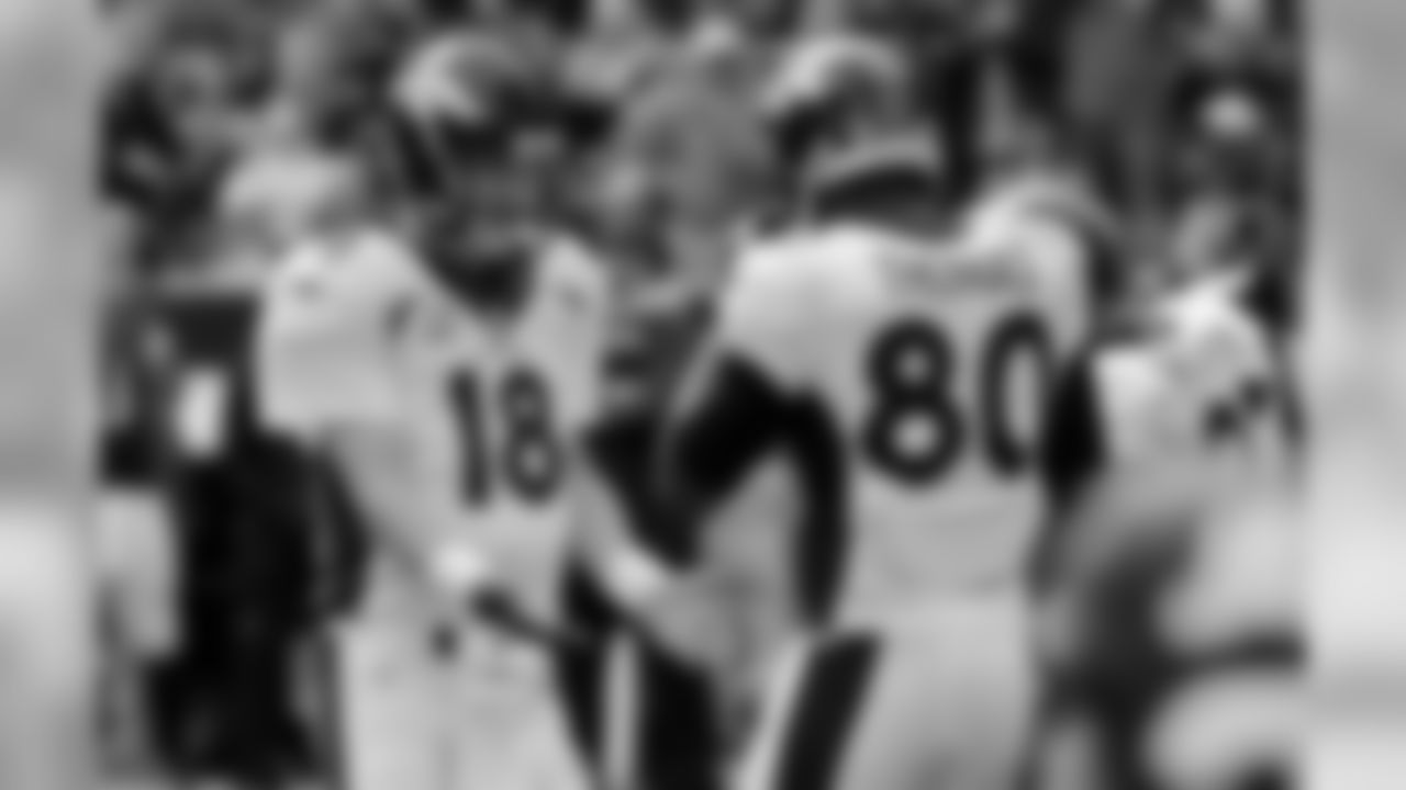 A muffed punt led to good field position for Manning and Co. as The Sheriff marched the offense down the field, hitting Julius Thomas in the end zone for a record-setting 25-yard touchdown.