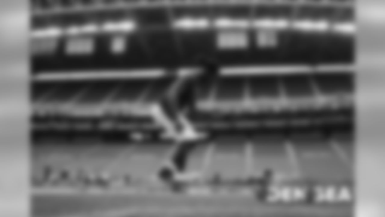 Isaac Yiadom before the NFL game against the Seattle Seahawks at CenturyLink Field in Seattle, Washington, August 08, 2019.
