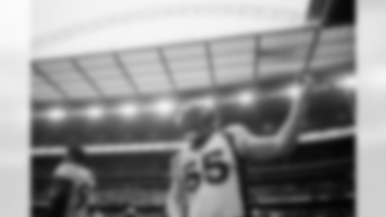 Bradley Chubb during the Broncos' Week 8 game against the Jaguars at Wembley Stadium in London on October 30, 2022. This image is part of the Broncos' film series documenting the team's trip to London. (Photo by Ben Swanson)