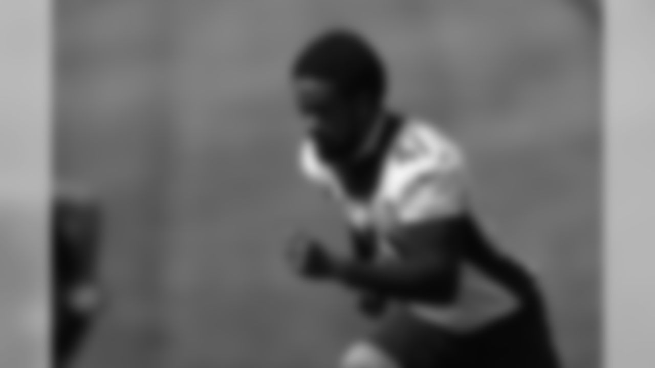De'Vante Bausby during strength and conditioning practice at UCHealth Training Center in Centennial, CO, August 04, 2020.
Photo by Gabriel Christus