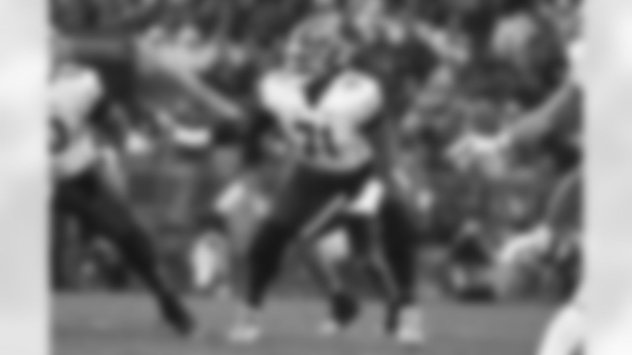 ESPN: No. 69
Eric Edholm, NFL.com: No. 74
"Had some eye-opening reps at the Senior Bowl, but you'd like to see more consistency and fire from a four-year starter." - Edholm
(AP Photo/Barry Reeger)