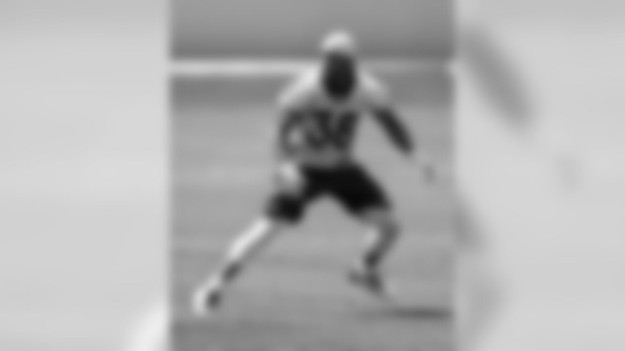 CB Curtis Marsh at mini camp. Marsh joined the Broncos joined the Broncos this season as a free agent.