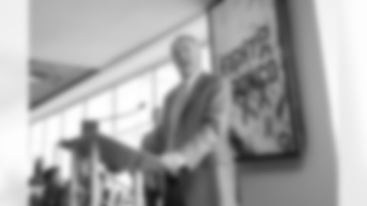 President and CEO Joe Ellis during the "Fight Like A Bronco" reception and brunch before the game against the Baltimore Ravens on October 3, 2021 at Empower Field at Mile High in Denver, Colorado. (Photo by Ben Swanson)