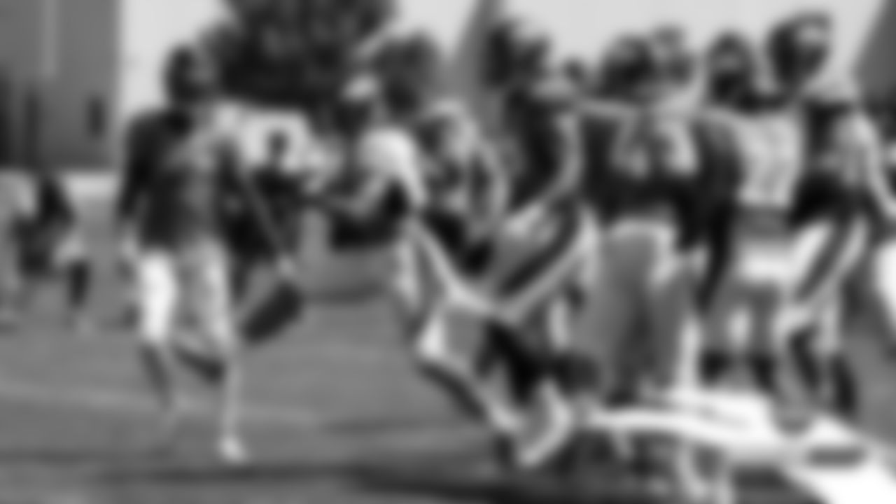 Phillip Lindsay during practice on Day 12 of training camp on August 4, 2019.