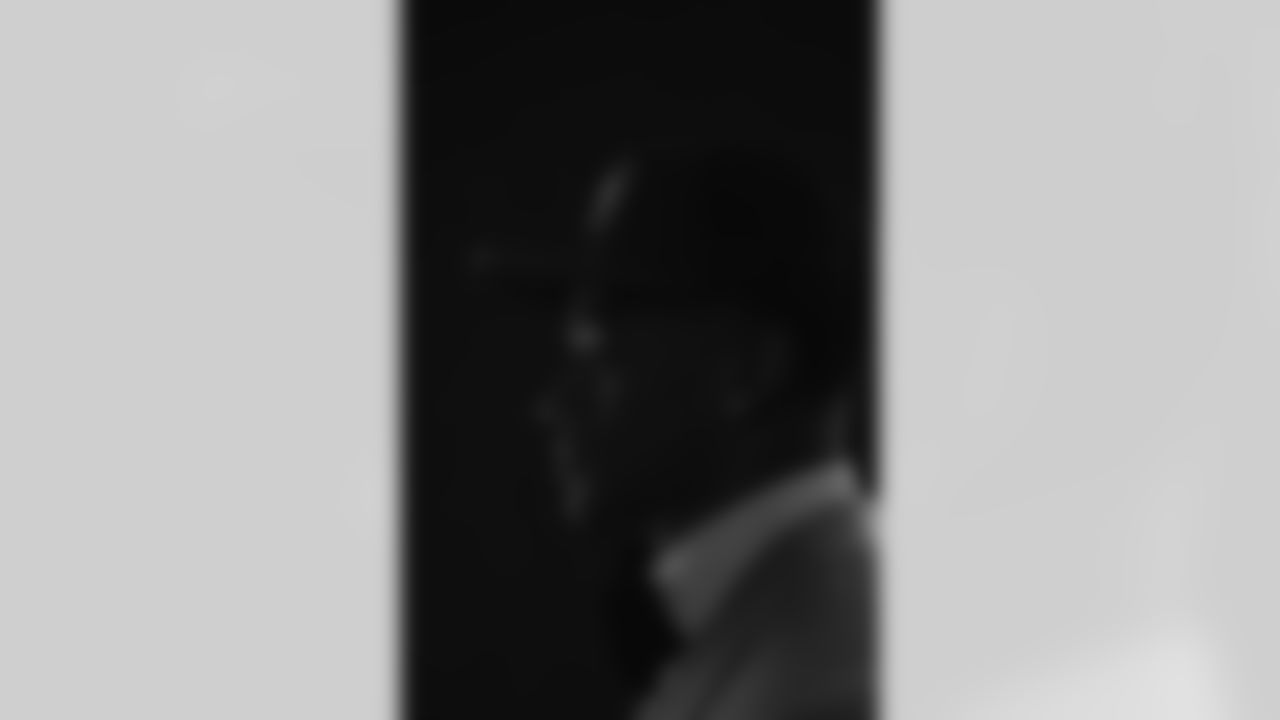 Patrick Surtain II poses for a photo backstage during the 2021 NFL Draft, Thursday, April 29, 2021 in Cleveland. (Cooper Neill/NFL)
