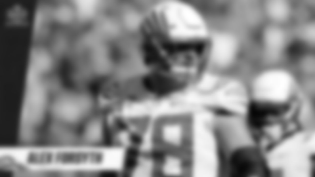 NFL.com scouting report overview: "A steady center/guard option with good size and length, Forsyth plays with technique and consistency that offensive line coaches will appreciate. …" - Lance Zierlein

Key stats: 39 games, 28 starts

2022 Pro Football Focus stats: 85.8 pass blocking grade, zero sacks allowed, one pressure allowed, 805 total snaps

[AP Images / Young Kwak]