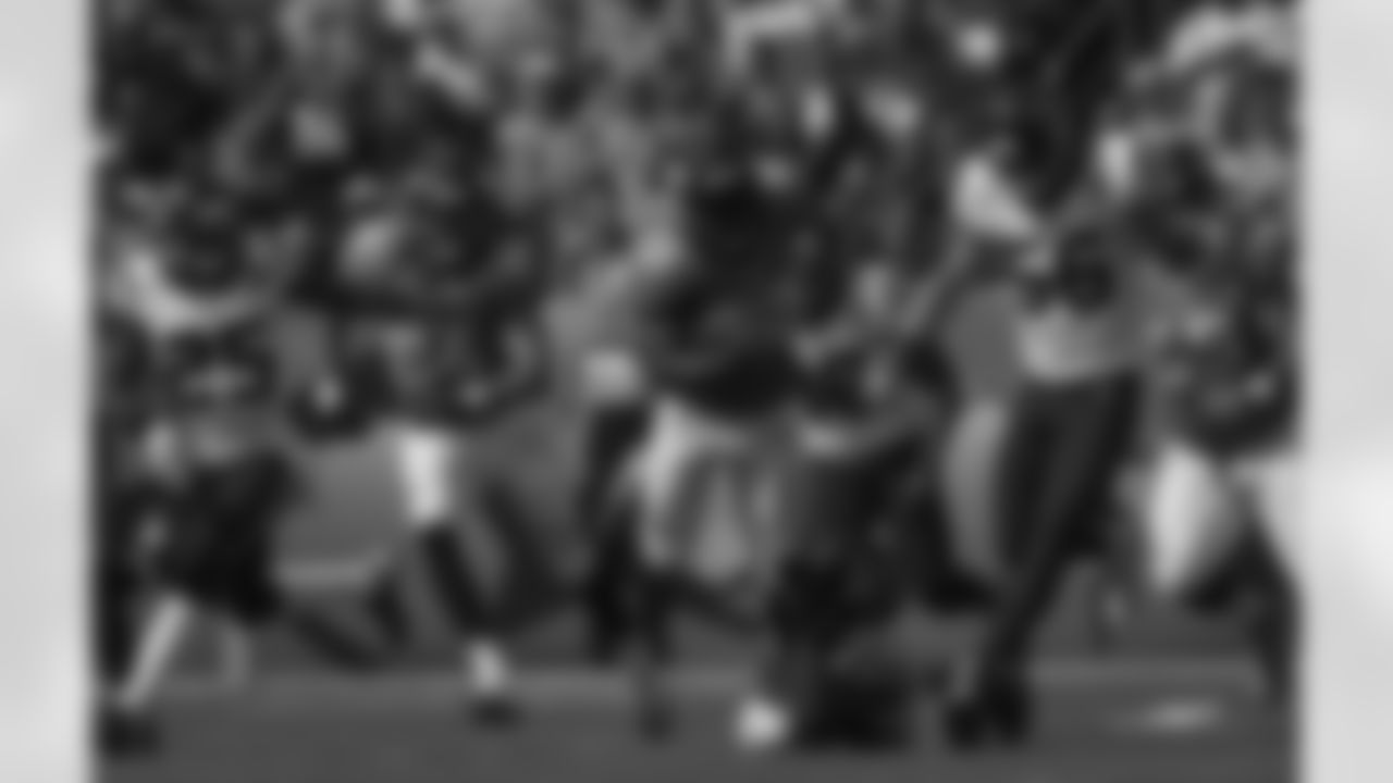 McGahee rushed for 38 yards on 10 carries in the first half.