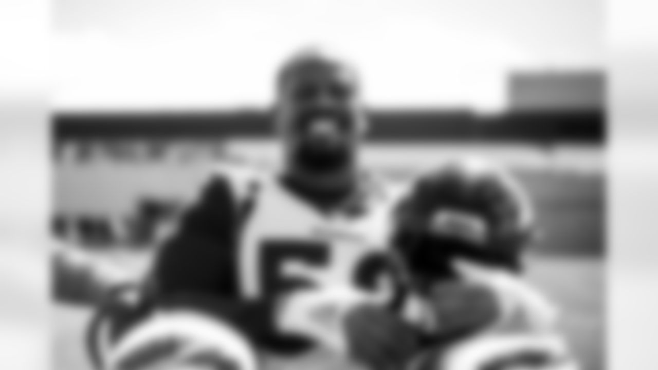Von Miller during the seventh day of OTA practices at UCHealth Training Center on June 7, 2021. (Photo by Ben Swanson)