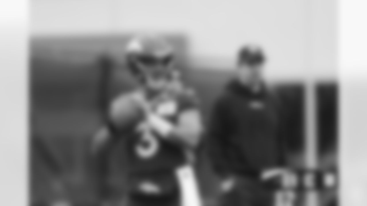 Russell Wilson during practice on Wednesday, December 28, 2022 at UCHealth Training Center in Englewood, Colorado.
Photo by Gabriel Christus / Denver Broncos
