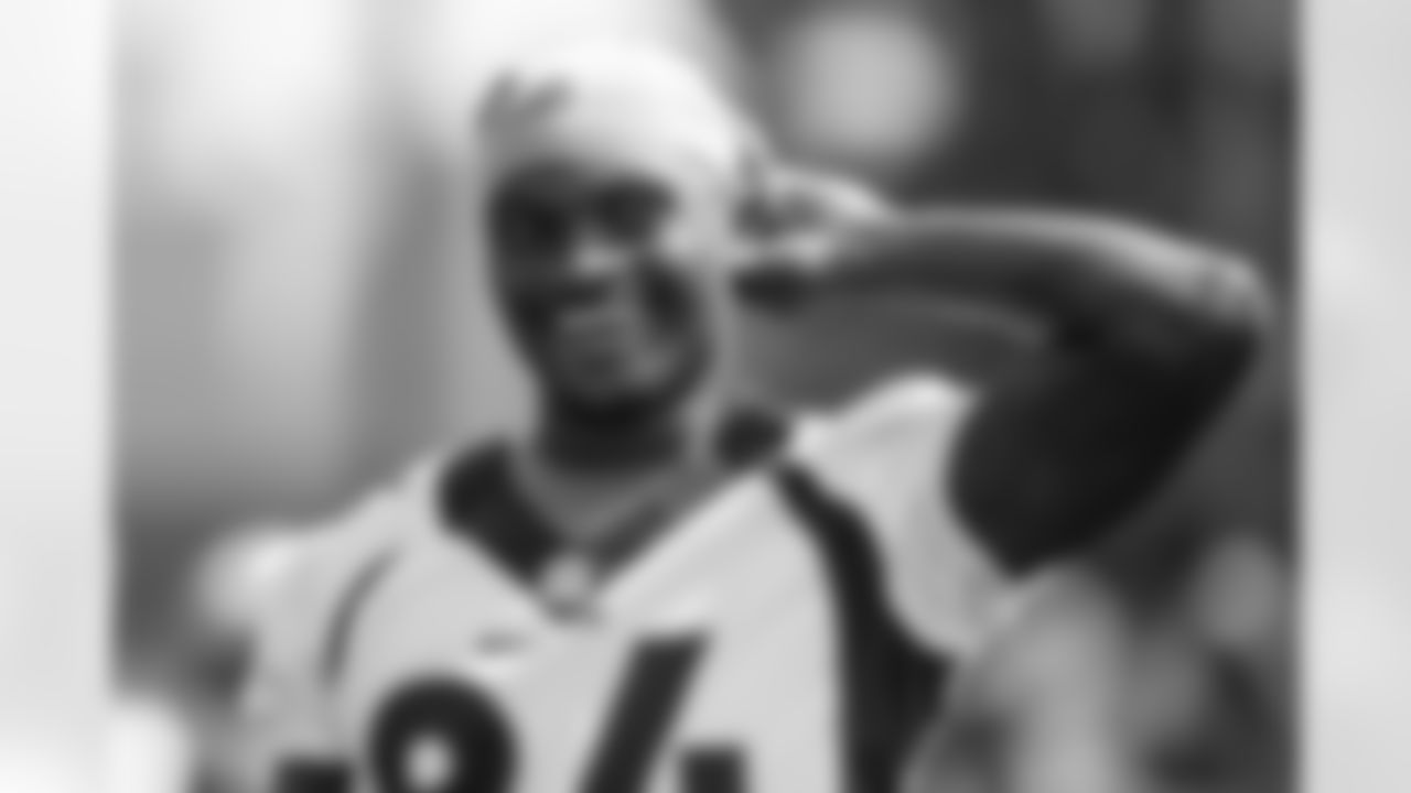 DeVontres Dukes during a training camp practice for early reports (rookies, quarterbacks and select veterans) at UCHealth Training Center on July 25, 2021. (Photo by Ben Swanson)