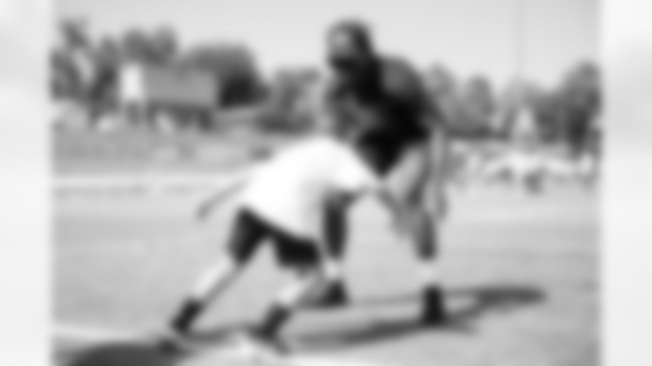 Jerry Jeudy at his youth football camp on June 28, 2023 in Englewood, Colorado. Photo by Ben Swanson / Denver Broncos