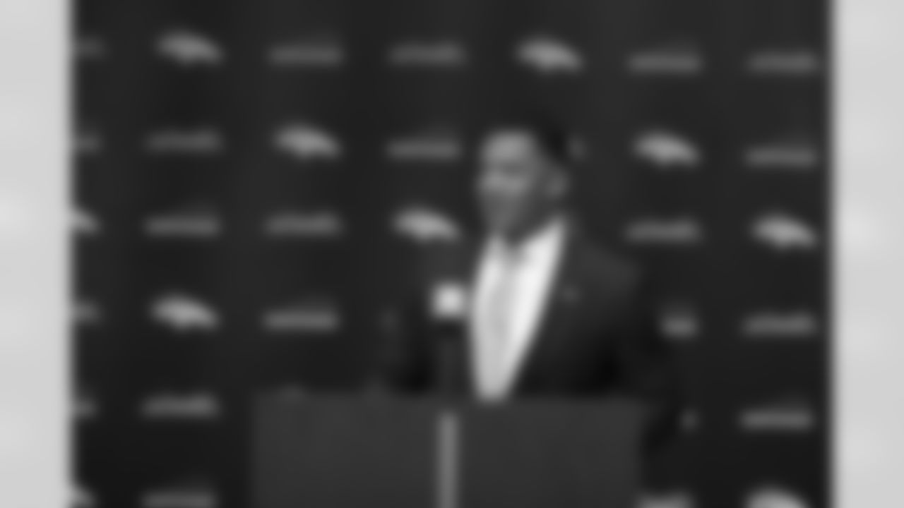 Russell Wilson during a press conference introducing him as the new quarterback for the Denver Broncos on Wednesday, March 16, 2022 at UCHealth Training Center in Denver, Colorado.
Photo by Gabriel Christus
