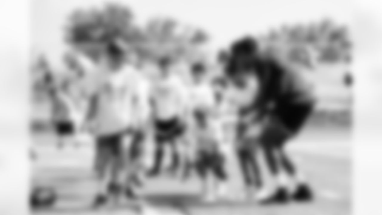 Jerry Jeudy at his youth football camp on June 28, 2023 in Englewood, Colorado. Photo by Ben Swanson / Denver Broncos