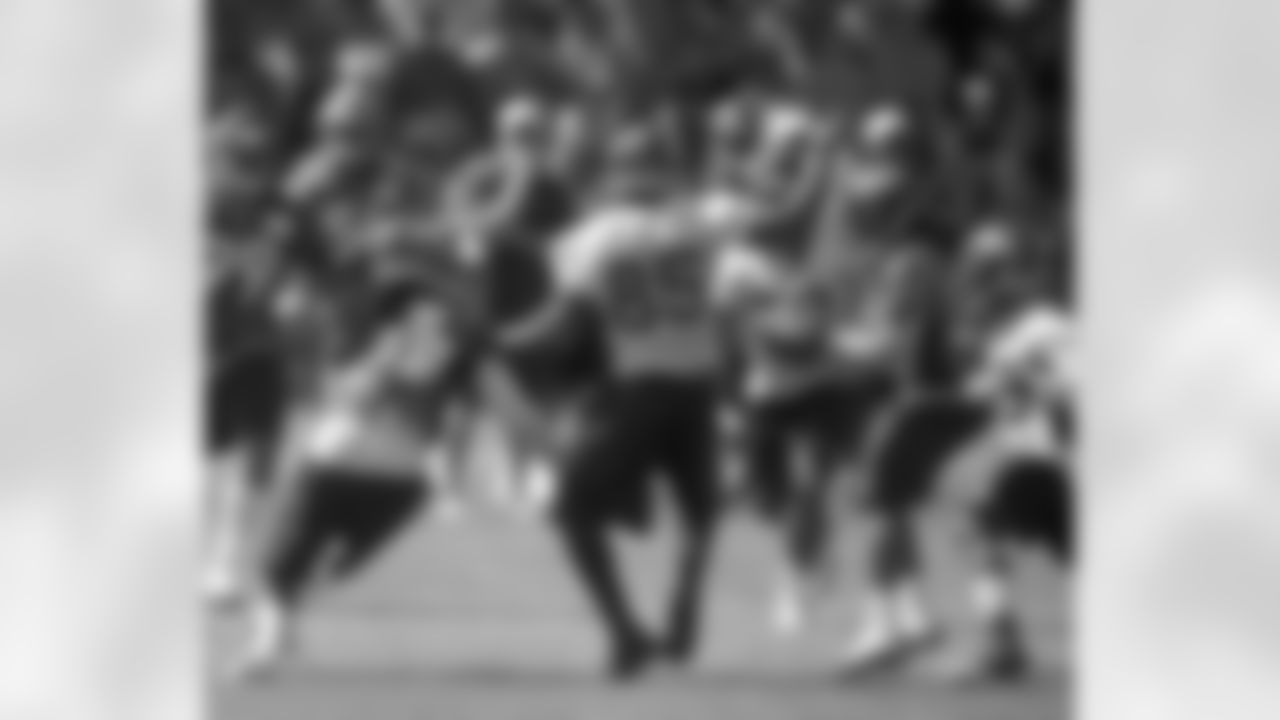 CB Joshua Moore comes down with a pass.