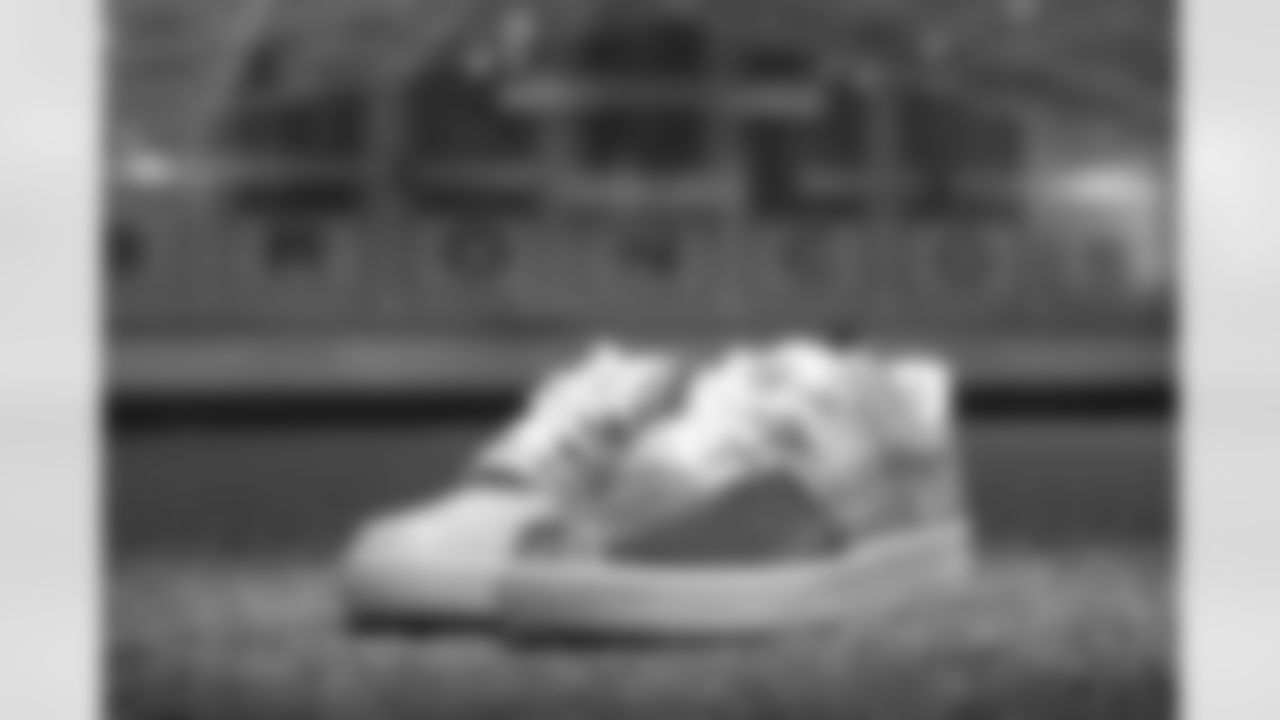 George Paton's shoes for Boys & Girls Clubs of Metro Denver as part of the 2022 My Cause My Cleats campaign.
Photo by Gabriel Christus / Denver Broncos