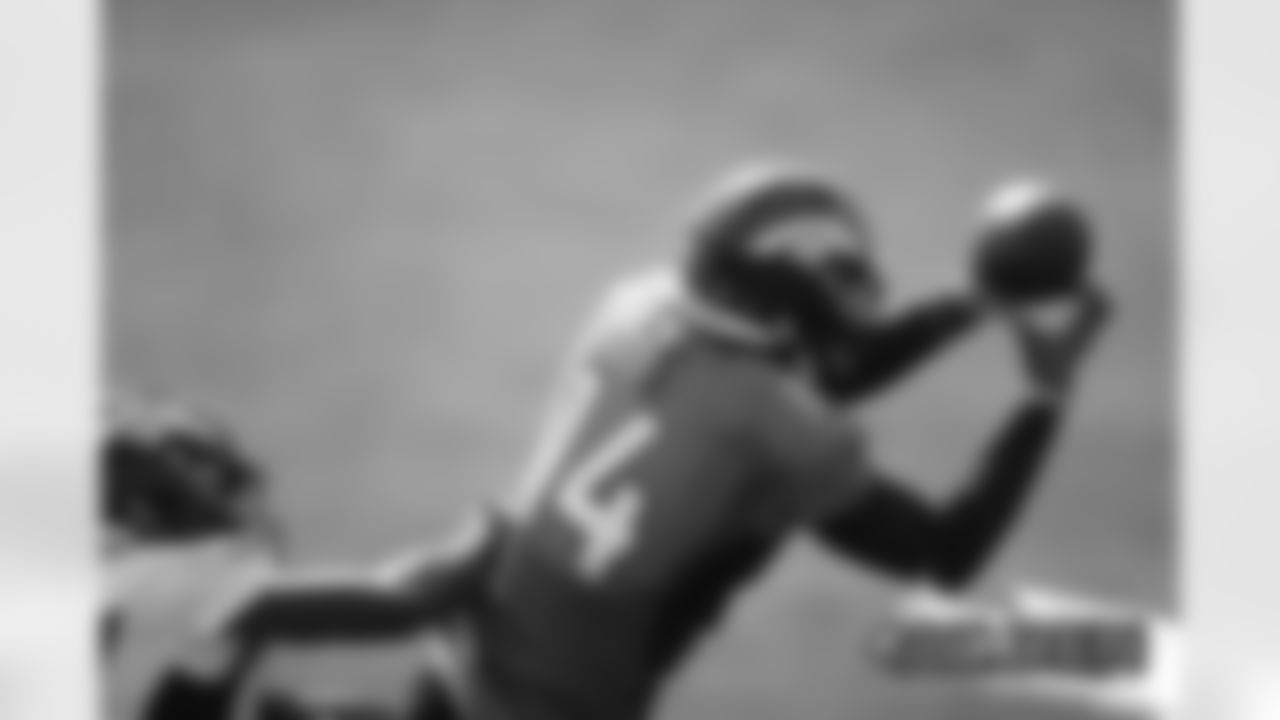 Courtland Sutton during practice at UCHealth Training Center in Centennial, Colorado, August 27, 2019.
Photo by Gabriel Christus