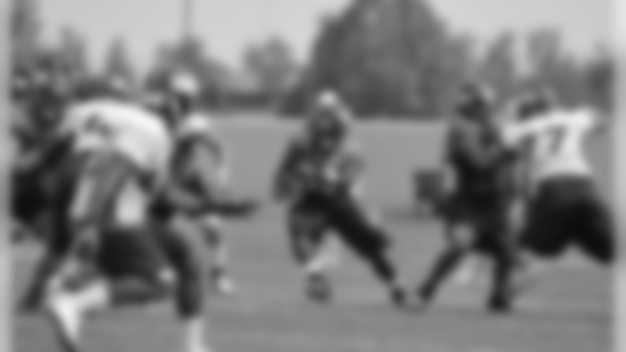 RB Xavier Omon finds room to run.
