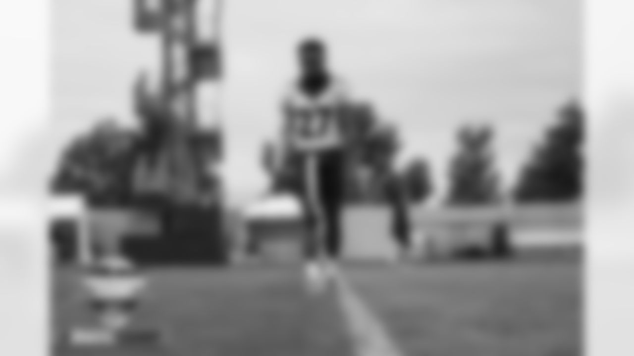 Damarri Mathis at practice on Day 2 of training camp at UCHealth Training Center in Englewood, Colorado on July 28, 2022. (Photo by Ben Swanson)