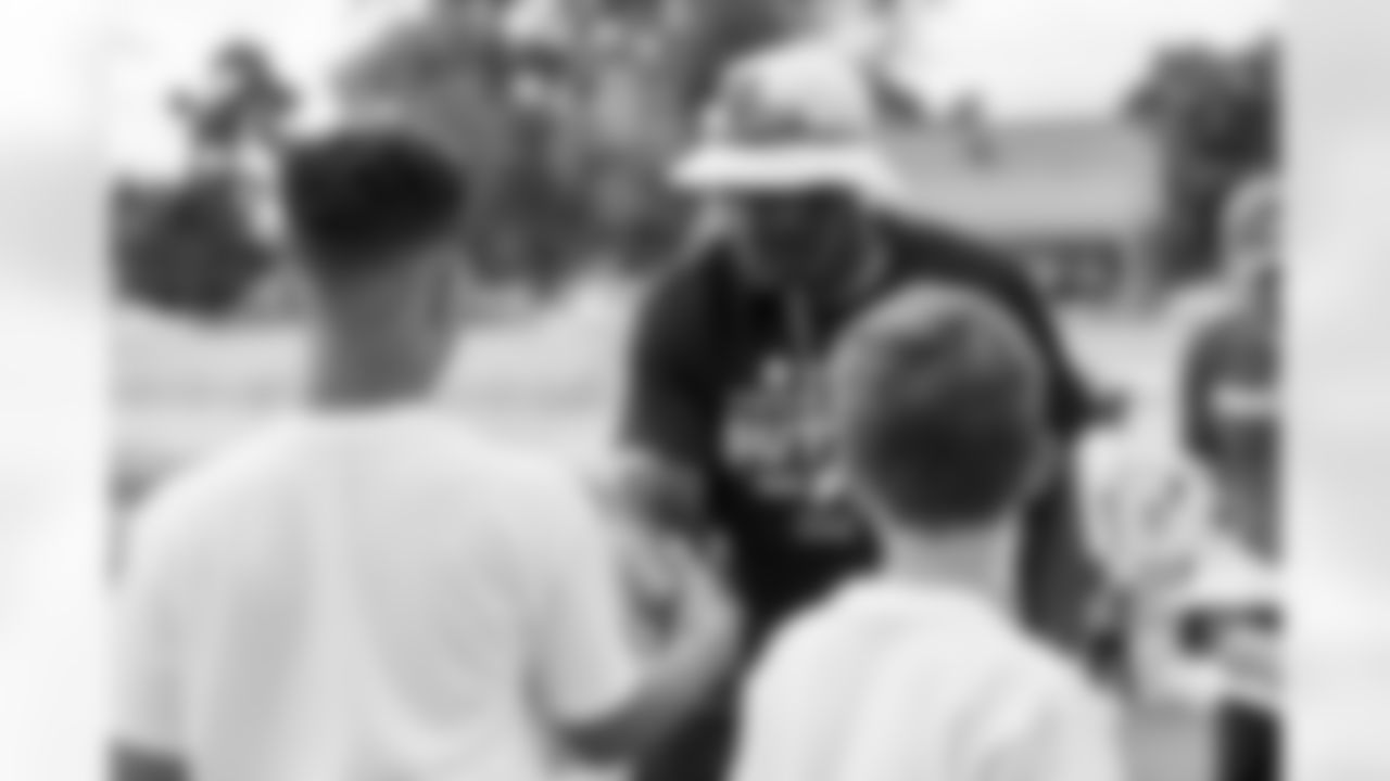 Courtland Sutton hosts his youth camp at Englewood High School in Englewood, Colorado on June 18, 2022. (Photo by Ben Swanson)