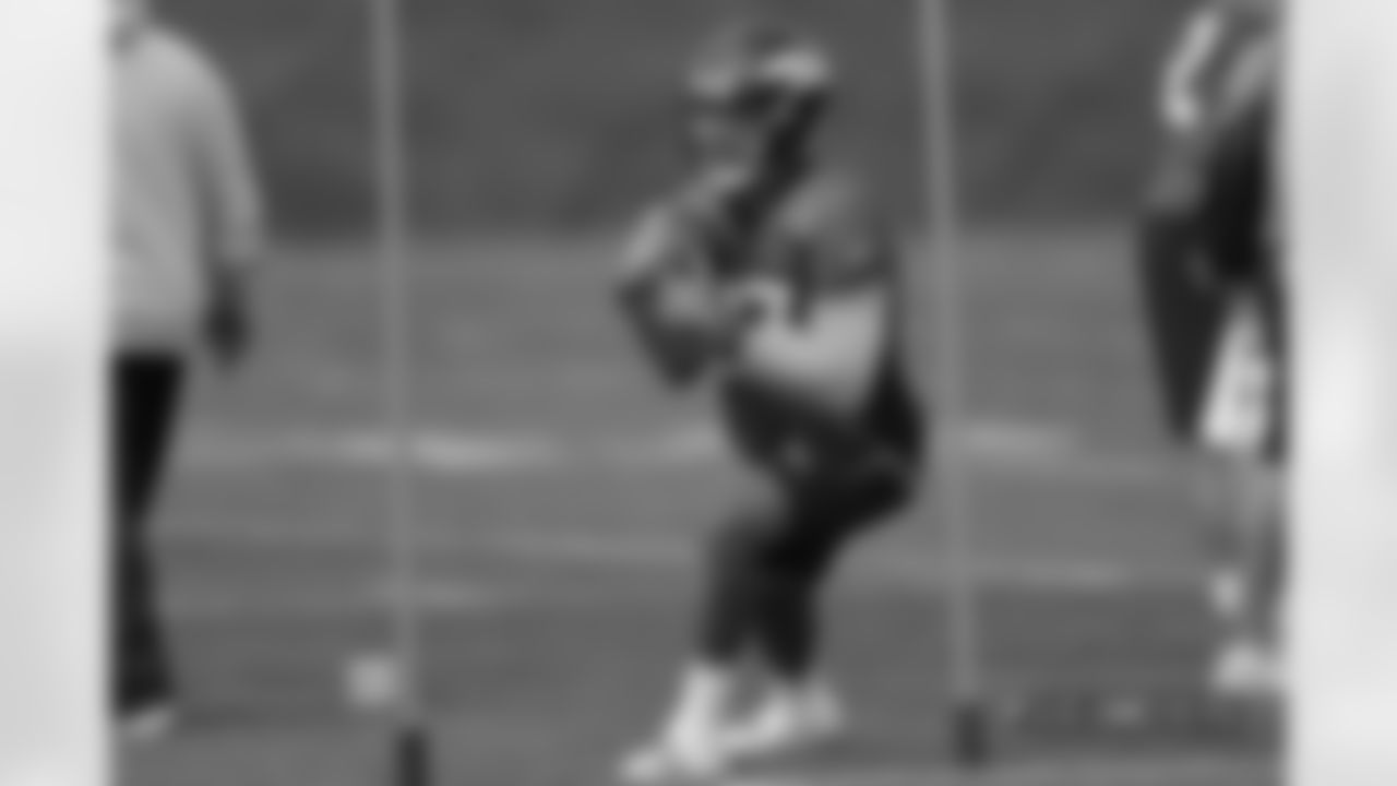 Devontae Booker during practice at UCHealth Training Center on September 5, 2018.