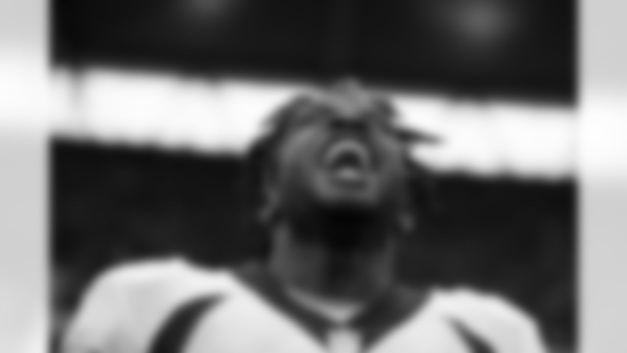 Melvin Gordon III during an international NFL game against the Jacksonville Jaguars on Sunday, October 30, 2022 in London.
Photo by Gabriel Christus / Denver Broncos