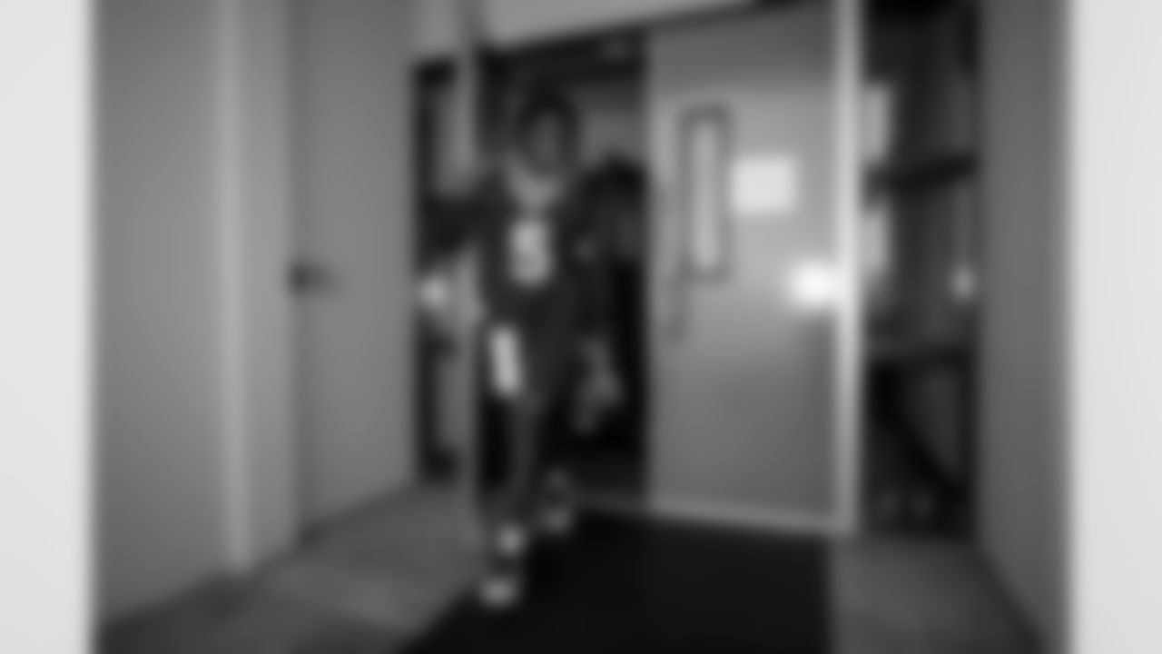 Teddy Bridgewater walks out of the locker room before the second day of training camp at UCHealth Training Center on July 29, 2021. (Photo by Sam Weaver)