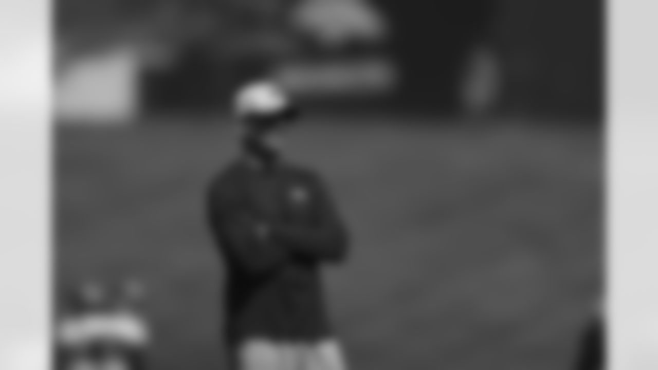 George Paton during OTAs at UCHealth Training Center in Centennial, CO, June 1, 2021.
Photo by Gabriel Christus