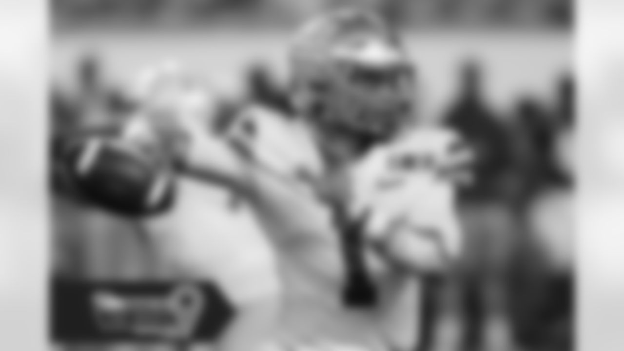 Snippet from Daniel Jeremiah: "Fields has good size, excellent arm strength and remarkable athleticism for the quarterback position. He has produced monster numbers both passing and rushing in the Buckeyes' spread system. He is at his best when he throws on time and in rhythm."
(AP Photo/Chris O'Meara)