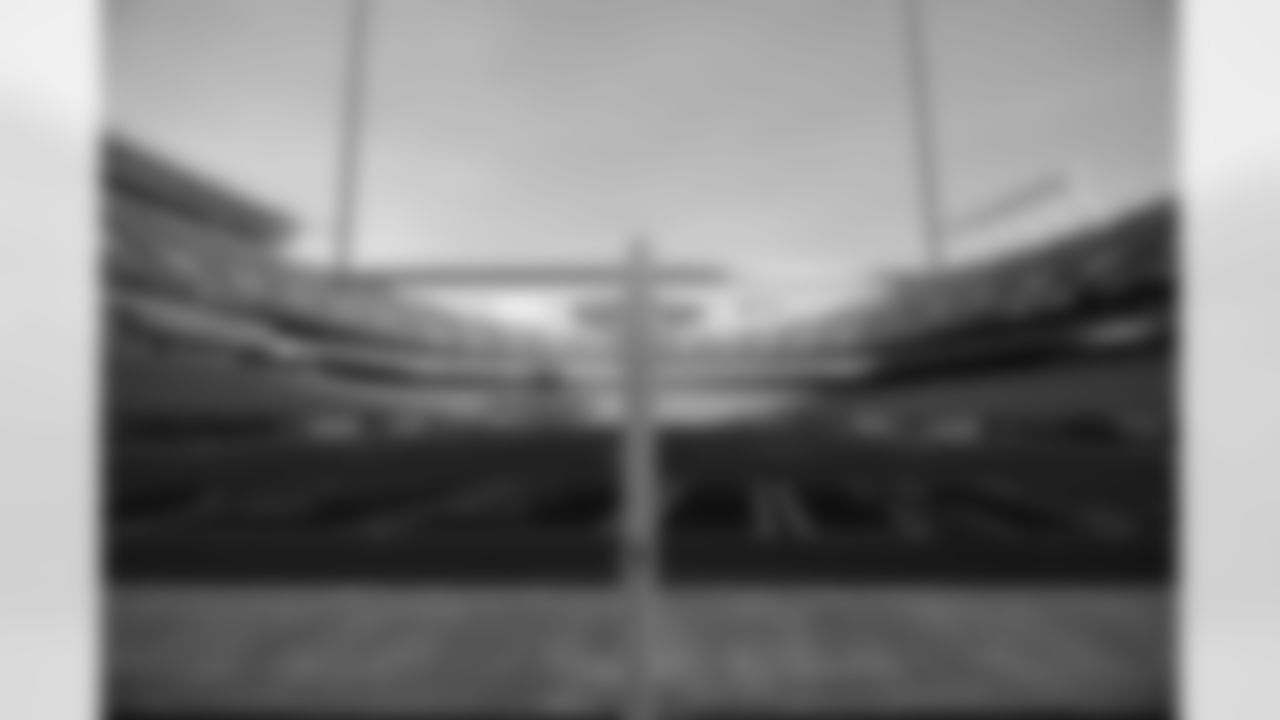 A glance at the field from the east end zone.