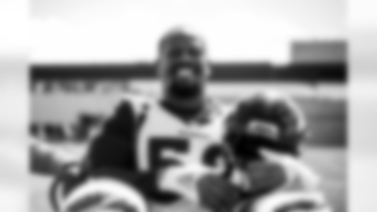 Von Miller during the seventh day of OTA practices at UCHealth Training Center on June 7, 2021. (Photo by Ben Swanson)